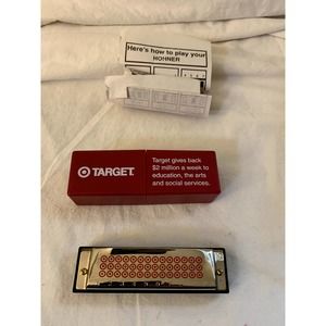 HOHNER Harmonica C Target Exclusive with Case and Instruction Sheet - RARE